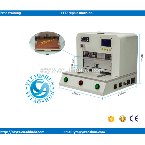 2016 newest Professional vacuum laminator machine touch screen lcd repair machine adustable in height 7 inch